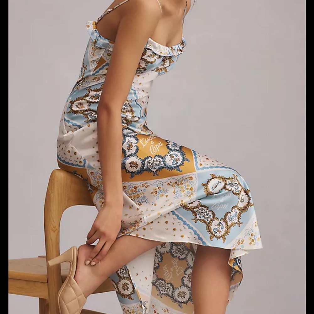 NWT Reformation Aribella Silk Dress🔥 - Picture 4 of 8